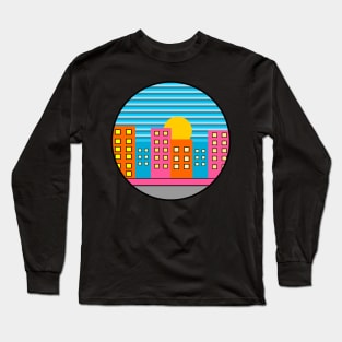 Colorful urban summer Long Sleeve T-Shirt